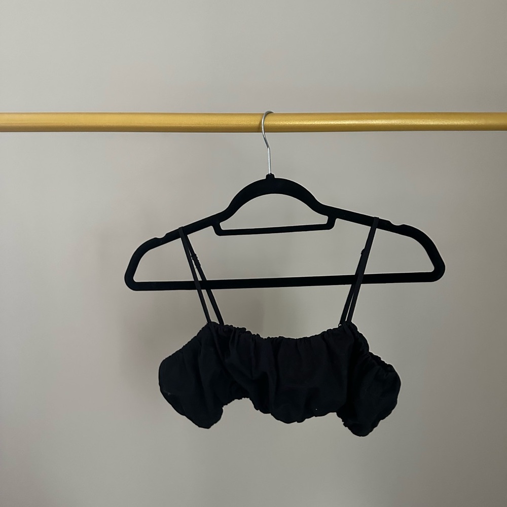 H&M Black Crop Top